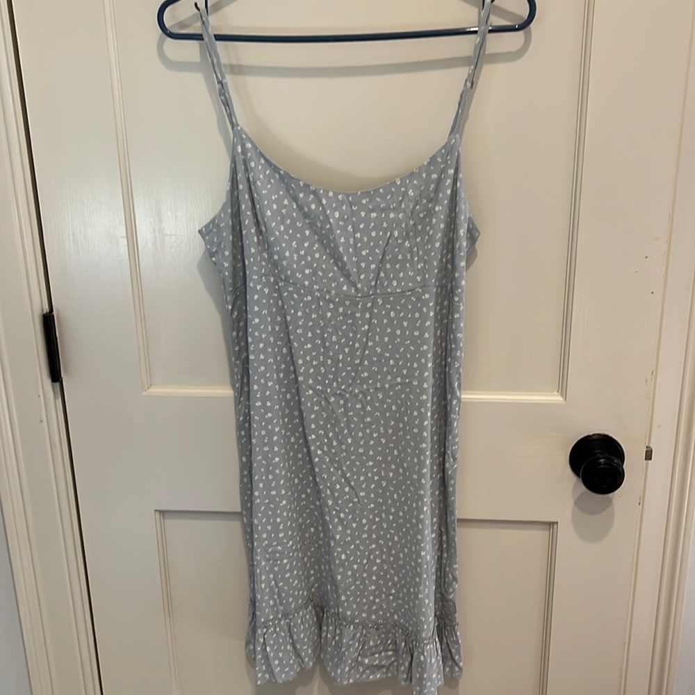 Cute Brandy Melville Slip Dress with Ruffle